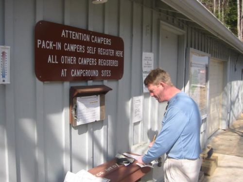 The Camel Signs In At The Visitor's Center